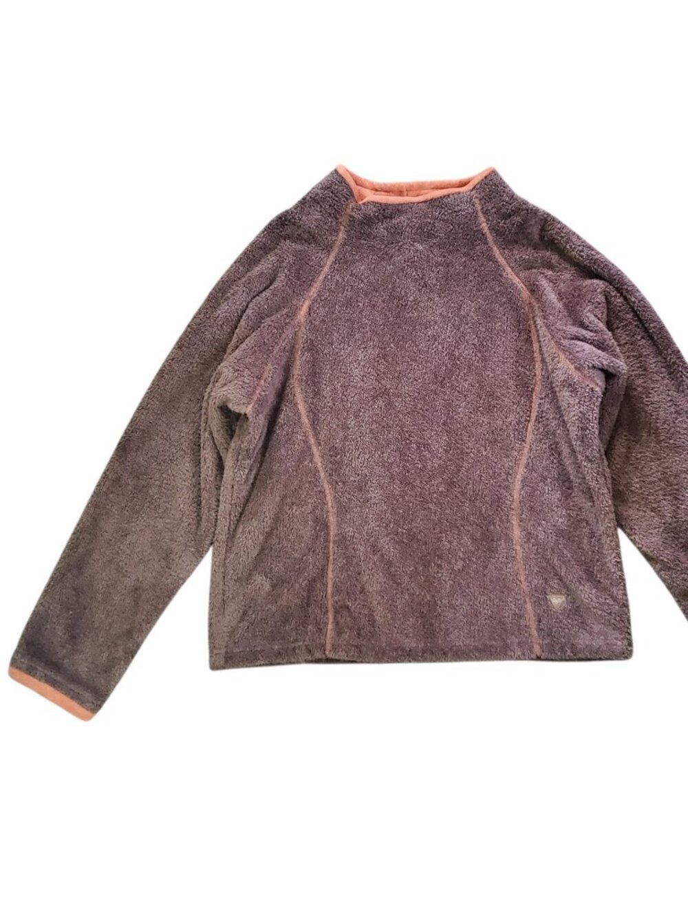 Women's Wooly Bully Fleece Weekender Brown Pullover - Medium